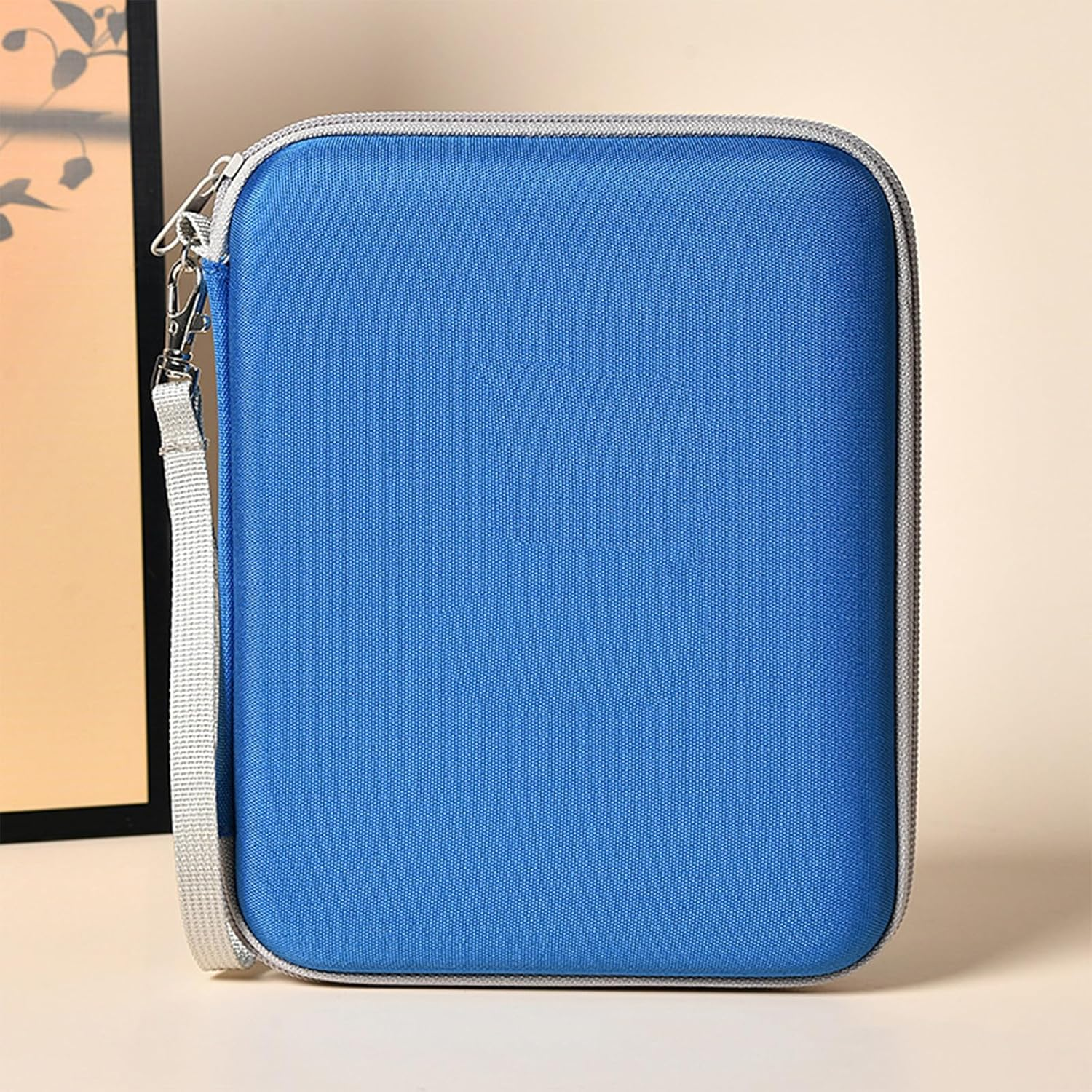 Tzylomirx Card Case Holder for Yoto Cards - 80 Pockets Card Holder Storage with Carry Strap and Zipper for Yoto Mini Cards, Card Binder Holder with Sleeves for Journey - Blue image number 2