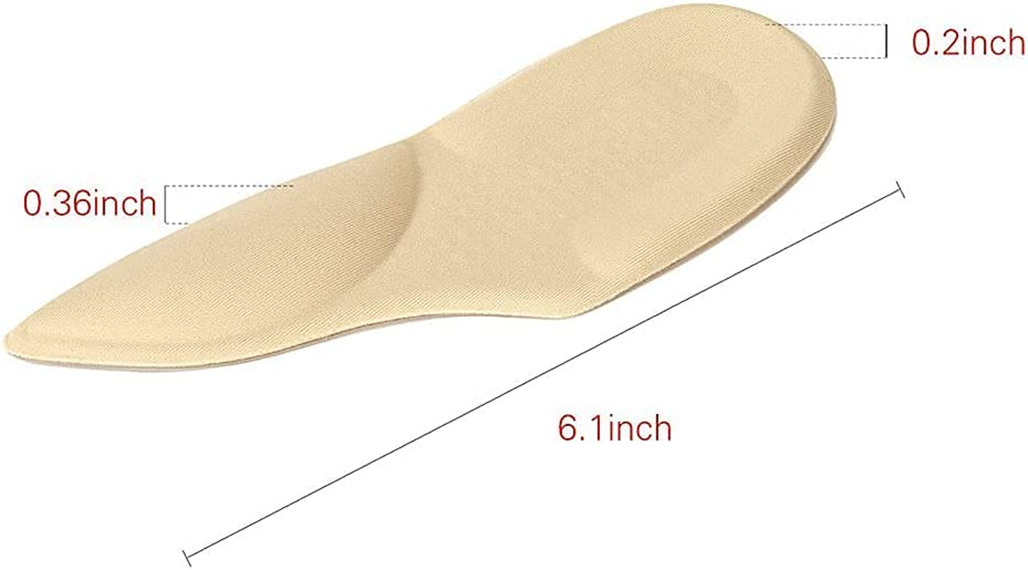 Arch Support Plantar Fasciitis Insoles 2 in 1, 3 Pair (Pack of 1) image number 3
