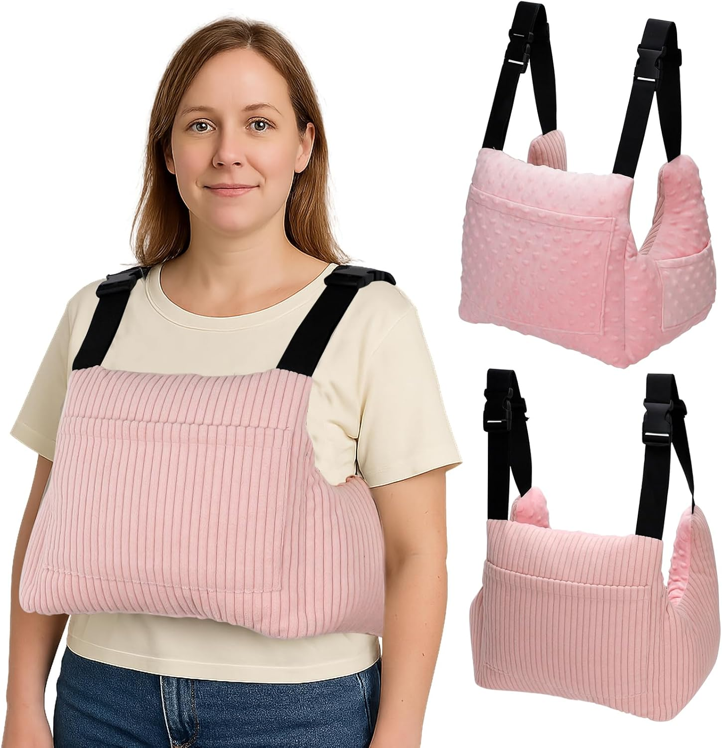 Mastectomy Pillows, Post Mastectomy Must Haves, Hysterectomy Pillow Lumpectomy Recovery Supplies, Breast Surgery Pillow, Gifts for Women Help for Recovery and Rest, Gray