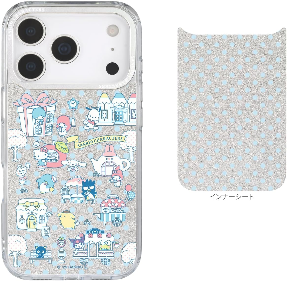 Gourmandies Sanrio Characters Camera Frame Iphone 17 Pro Compatible Case Mixed SANG-588MX image number 3