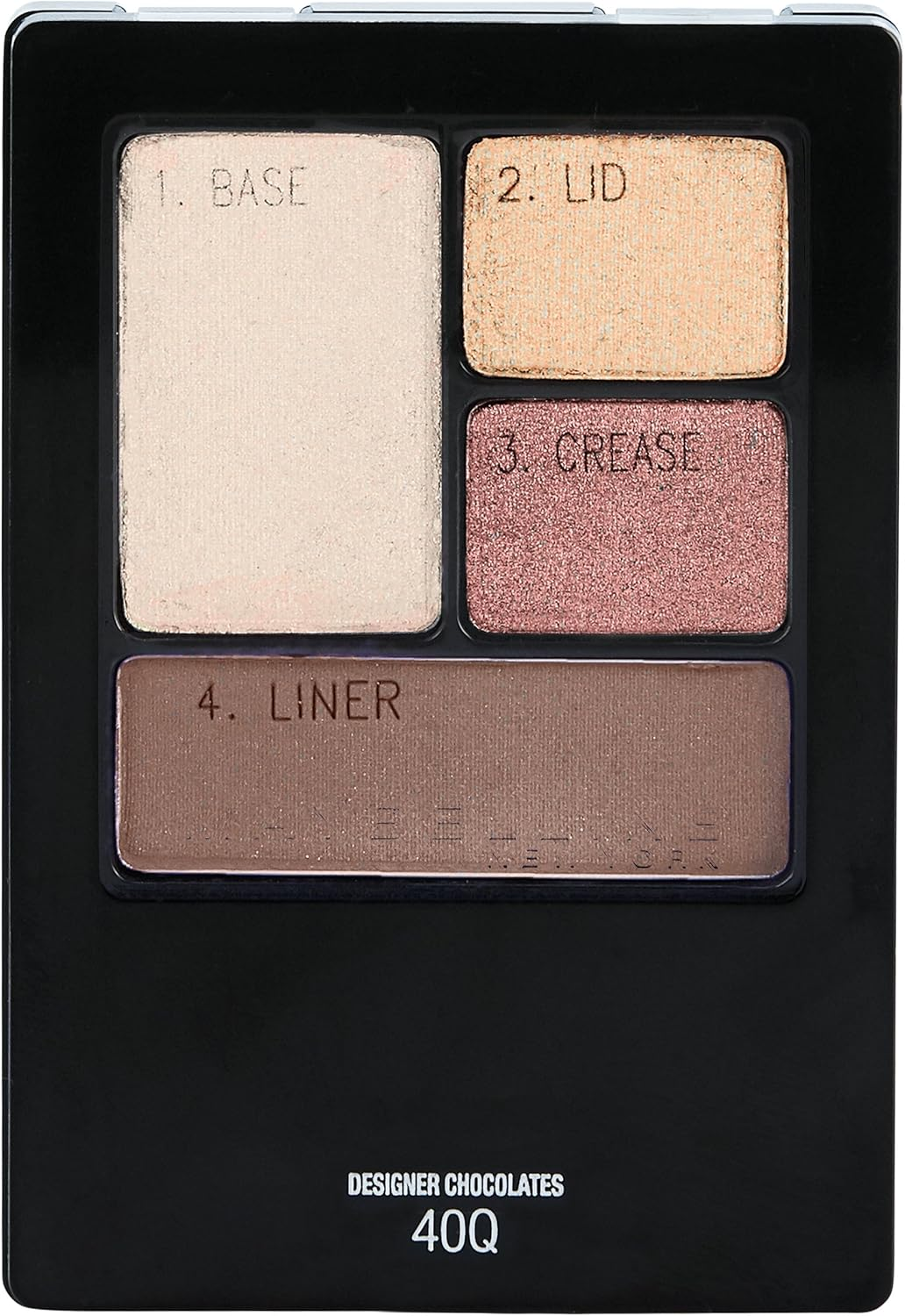 Maybelline Expert Wear Eyeshadow Quads Charcoal Smokes