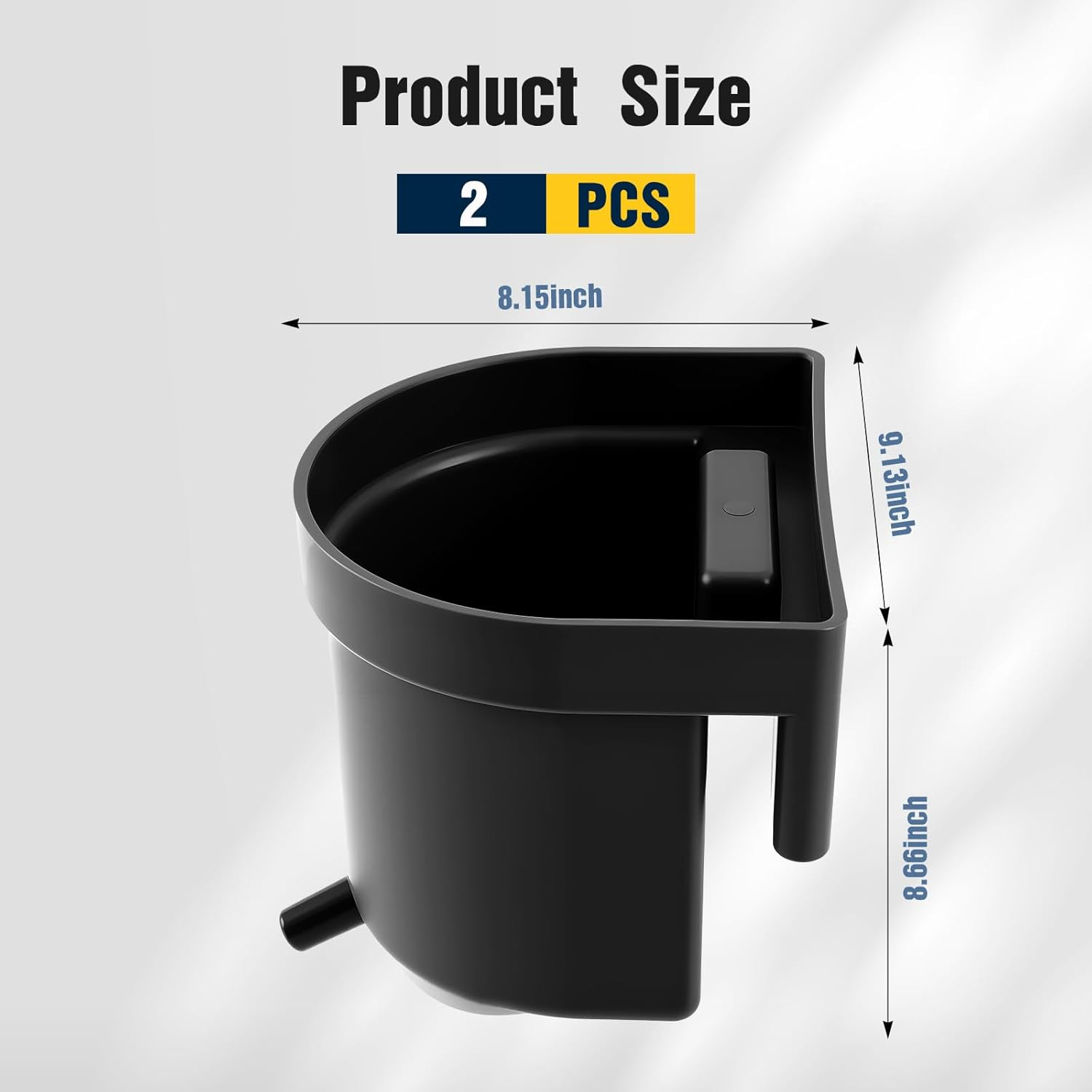 Abbylike 2 Pack 4 Quart Single Teat Calf Milk Feed Bucket Hook over Hanging Calf Feeder Bucket with Nipple Mountable Plastic Livestock Feeder for Farm Stall Barn Cowshed Cattle Housing Feeding image number 2