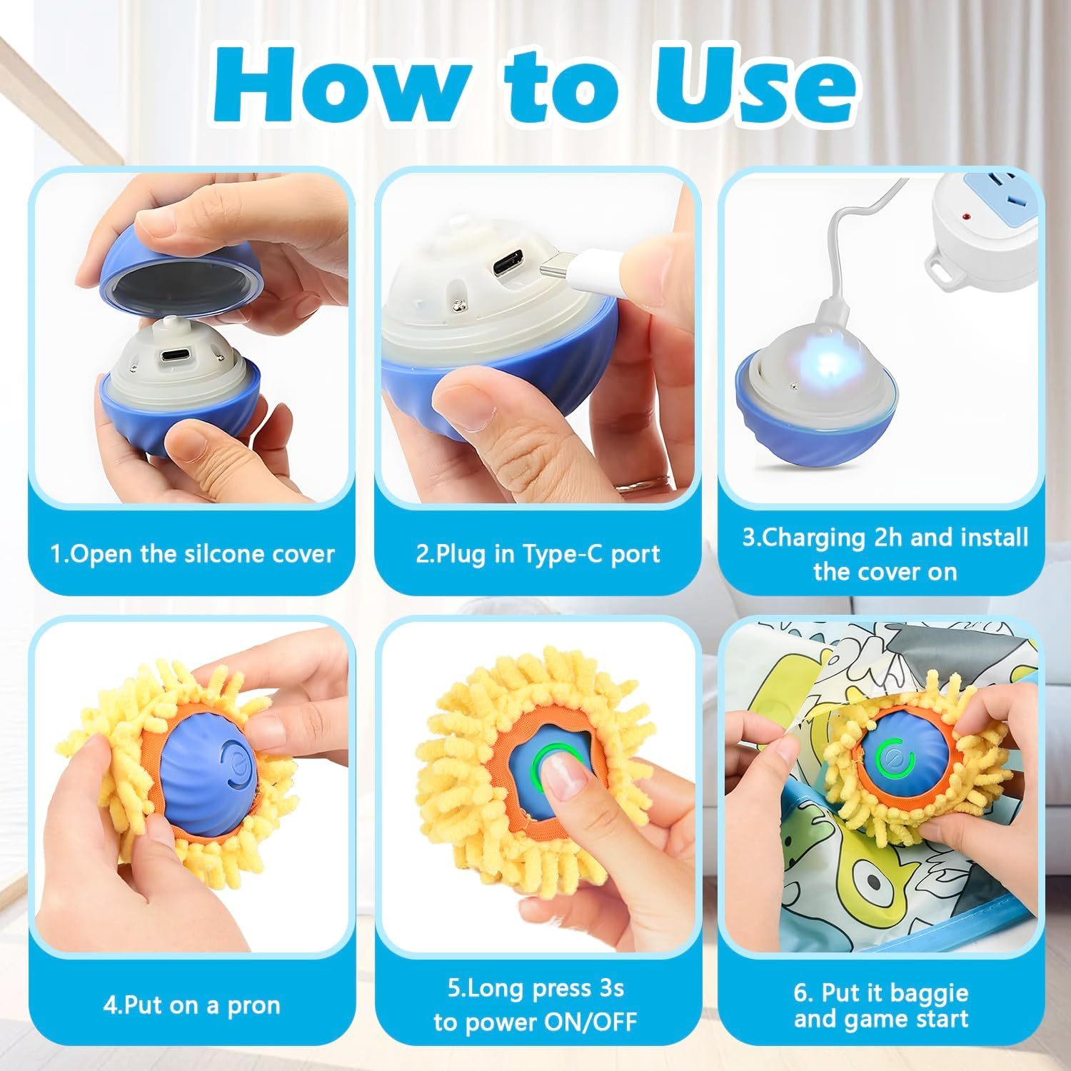 Cat Mat with Ball, 2 in 1 Simulated Interactive Hunting Cat Toy, Cat Tunnel Toy, Cat Toy Ball under a Mat, Interactive Hunting Cat Toy for Indoor Cats (Green)