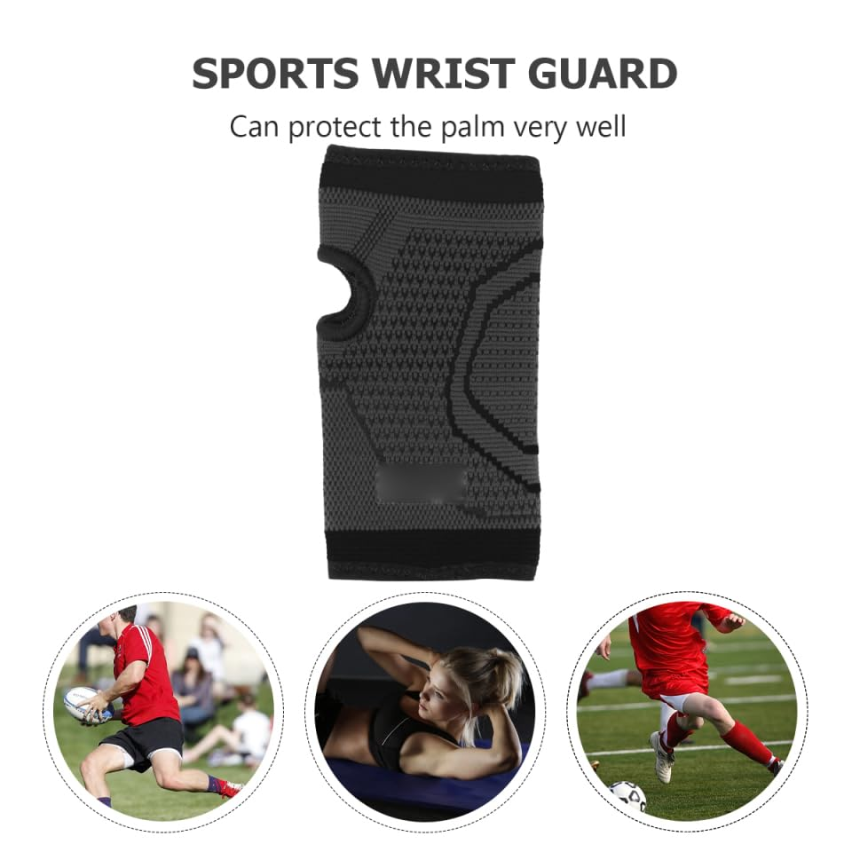 Mobestech 2Pcs Compression Palm Wristlet Wrist Sleeves Carpal Tunnel Wrist Brace Wrist Wraps image number 1