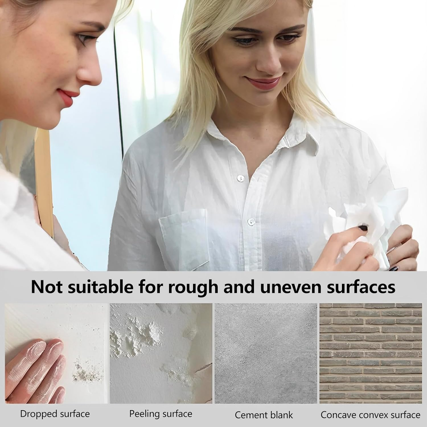 Abizarch 12Pcs Wall Mirror Tiles, 12 X 12 Inch Self Adhesive Acrylic Mirror, Unbreakable Flexible Square Mirror Sheets Wall Stickers Frameless Full Length Mirror for Home Gym Bedroom Living Room Door