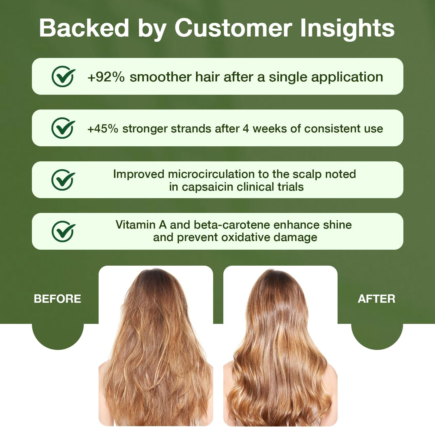 Weightless Hair Oil - 2-In-1 Shine & Growth Care - Great Silicone & Capsaicin - Frizz Control + Scalp Activation - Split End Repair image number 4