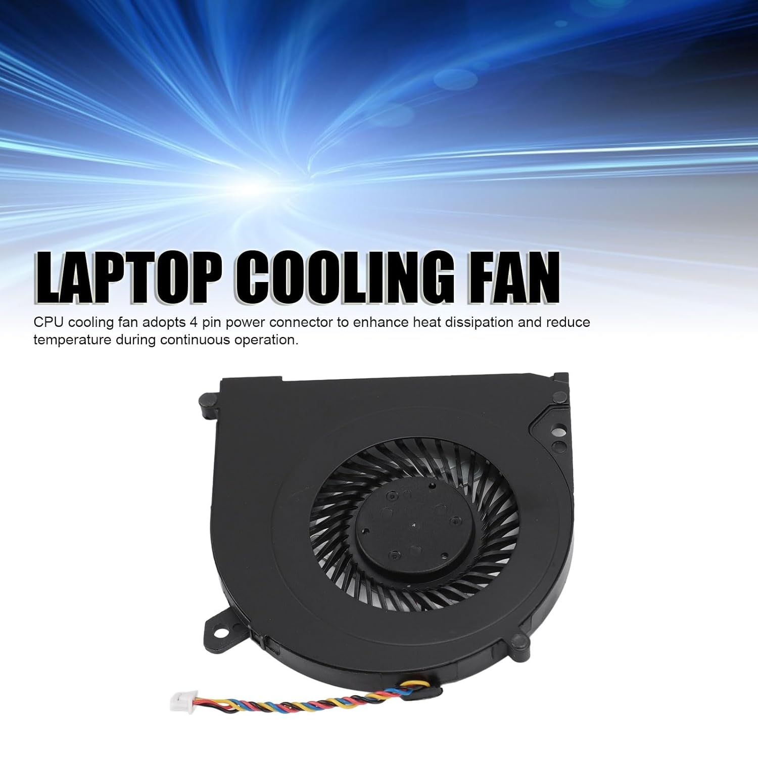 Laptop CPU Cooling Fan Replacement for Elitebook 740 745 755 840 850 855 Zbook 14 G1 G2 730792‑001, Replacement Computer CPU Cooling Fans Laptop Computer Replacement Parts image number 5