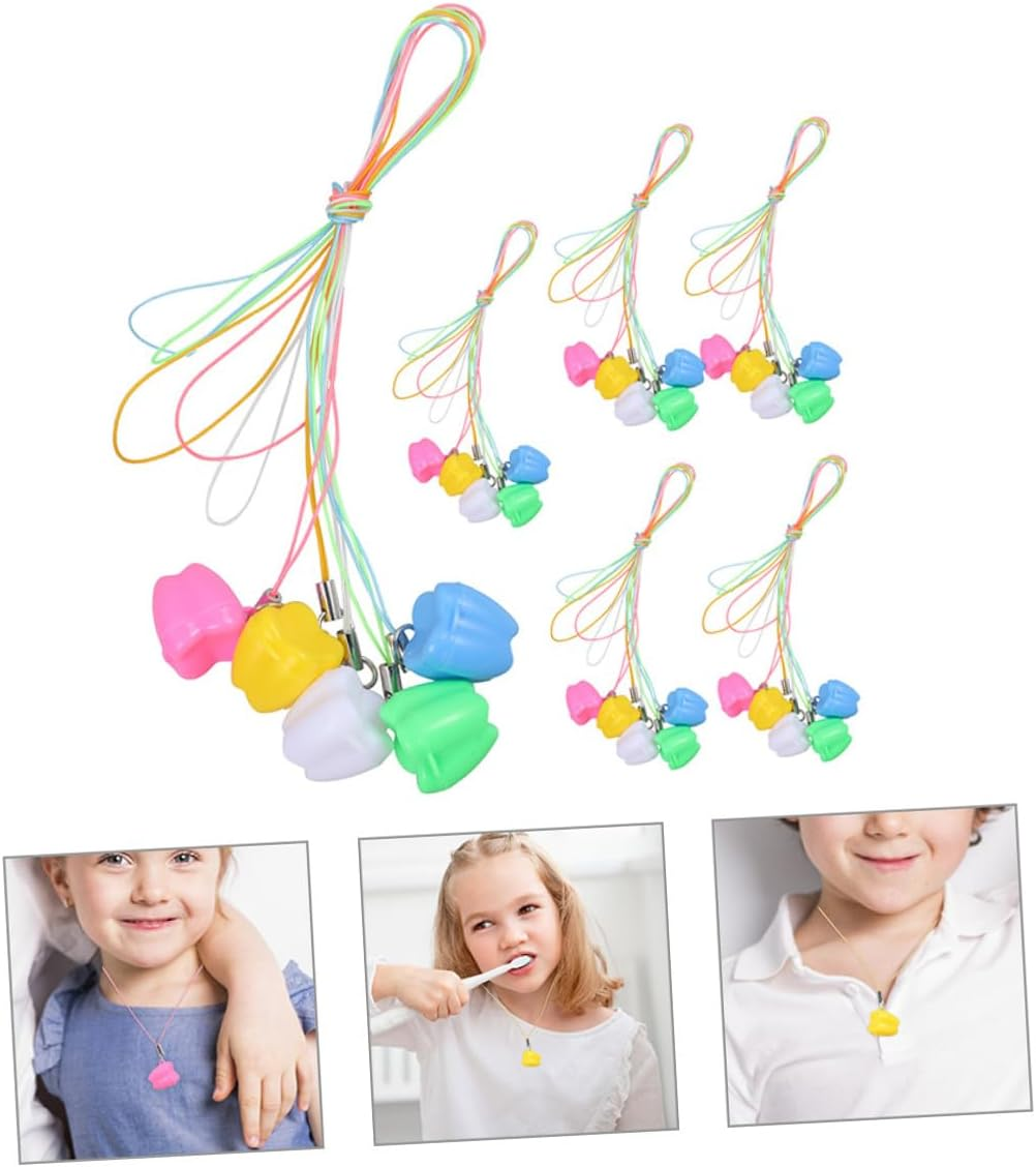 30Pcs Tooth Boxes Adorable Mini Keepsake Storage Organizers for Lost Teeth Classroom Party Use Safe Material image number 6