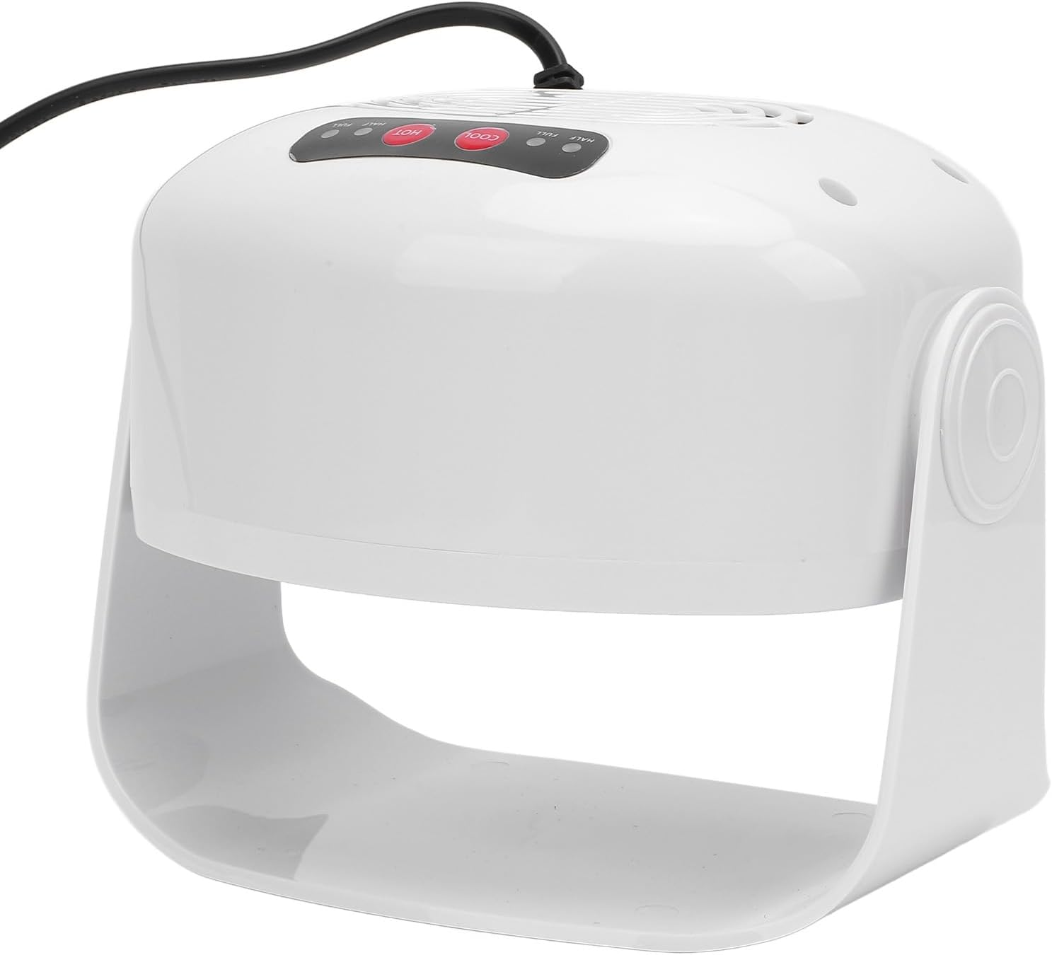 Air Nail Dryer Nail Drying Fan with Hot Cool Wind Professional Air Nail Dryer Air Nail Fan Hair Dryer Portable for Normal Nail Polish Salon image number 4