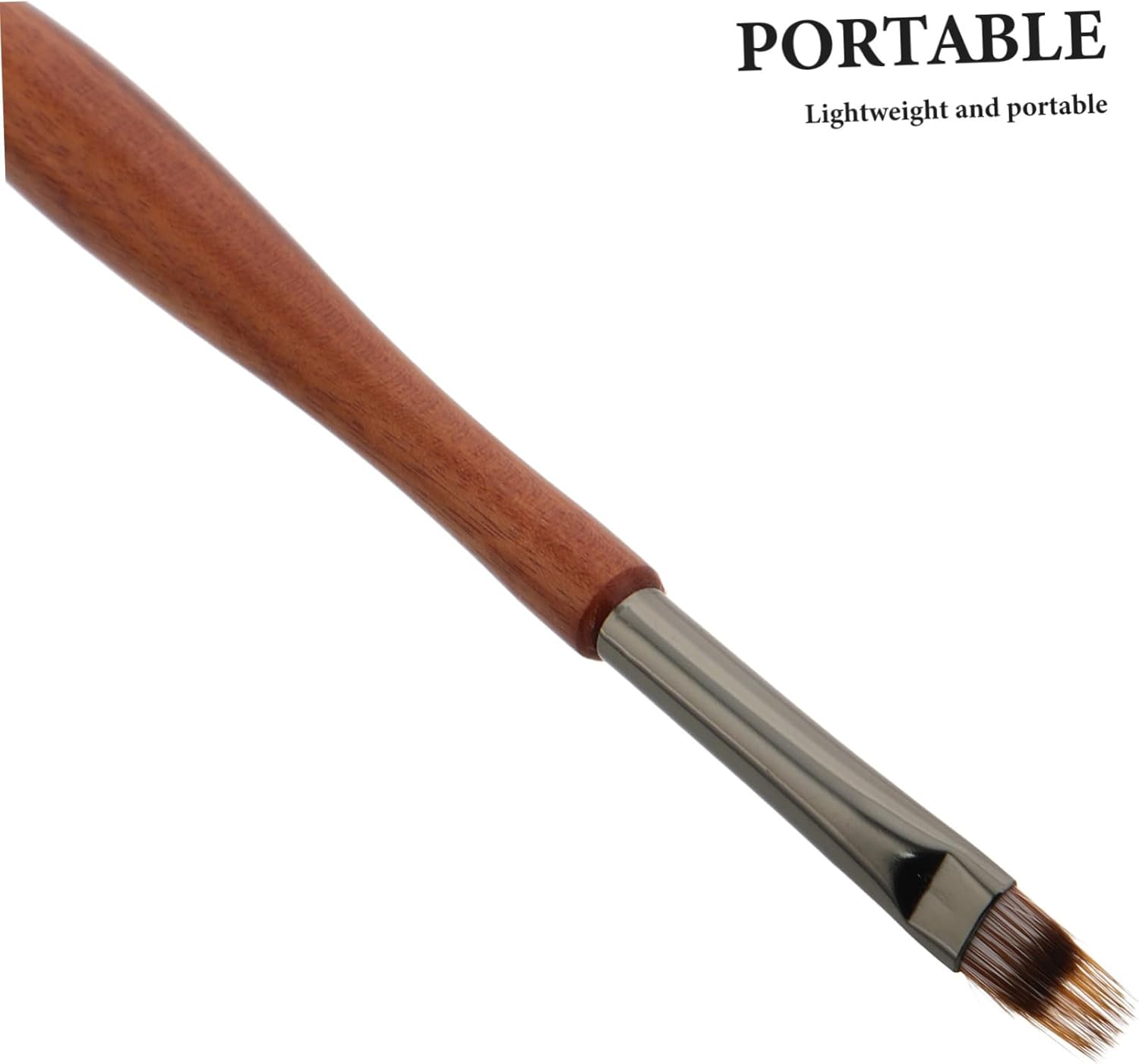 Gatuida Nail Art Blending Pen Fine Line Brush for Striping Gel Tools for Home Diy and Salon Use Fingernail Brush image number 2