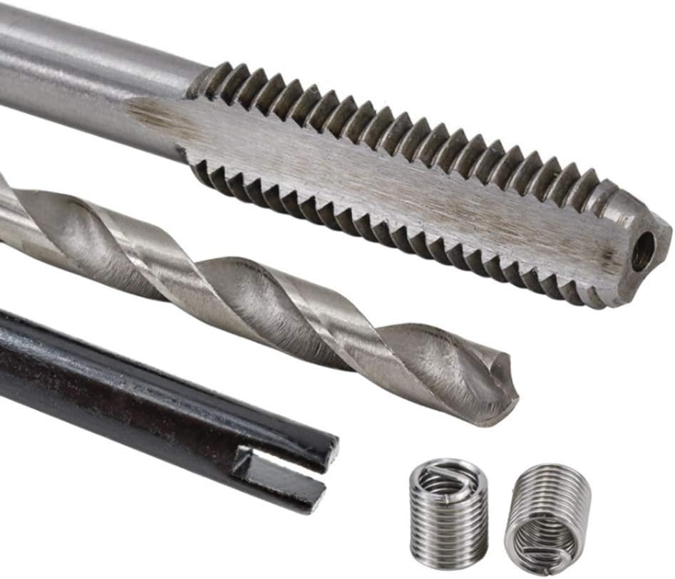 Xinyee 15Pcs M-10 X 1.0 Thread Repair Kit Helicoil Compatible 10Mm Damaged Threads image number 2
