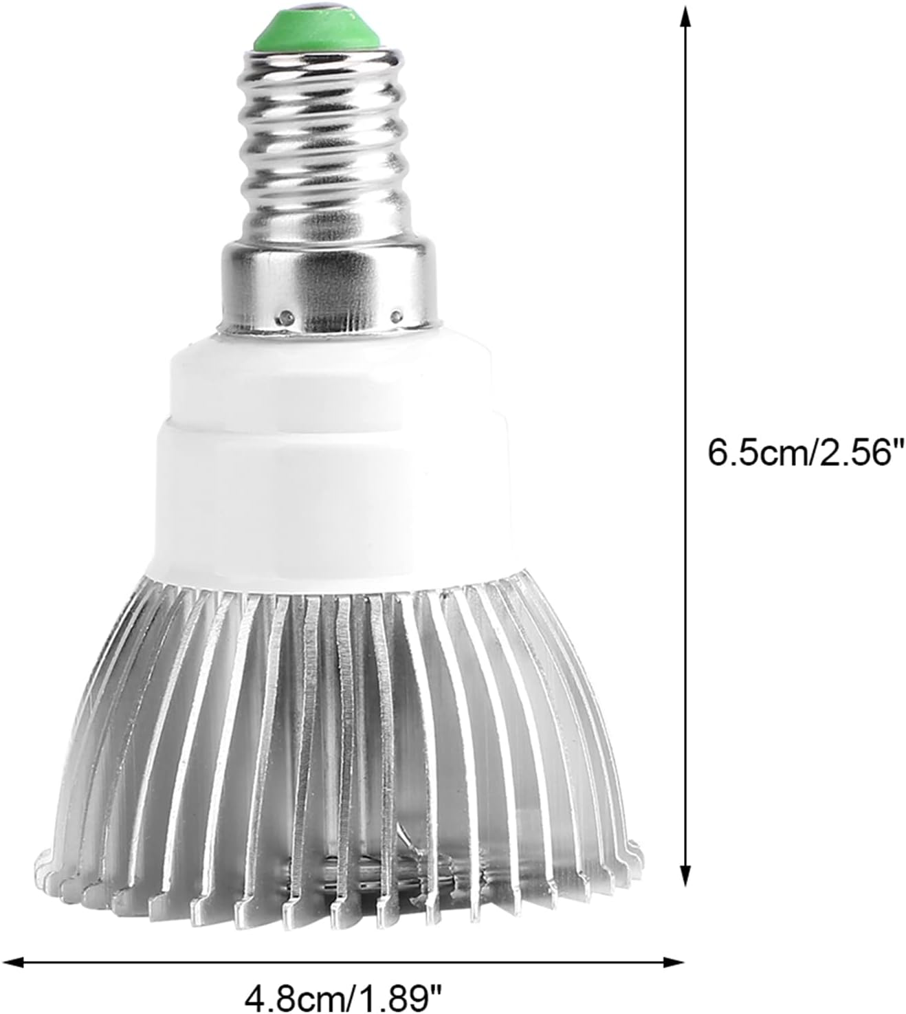 Domary 18W 18 LED Grow Light Bulb, High-Quality Aluminum Material, Enhancing Plant Growth, for Indoor Gardening, Family Balcony Seedling Breeding (E14) image number 3