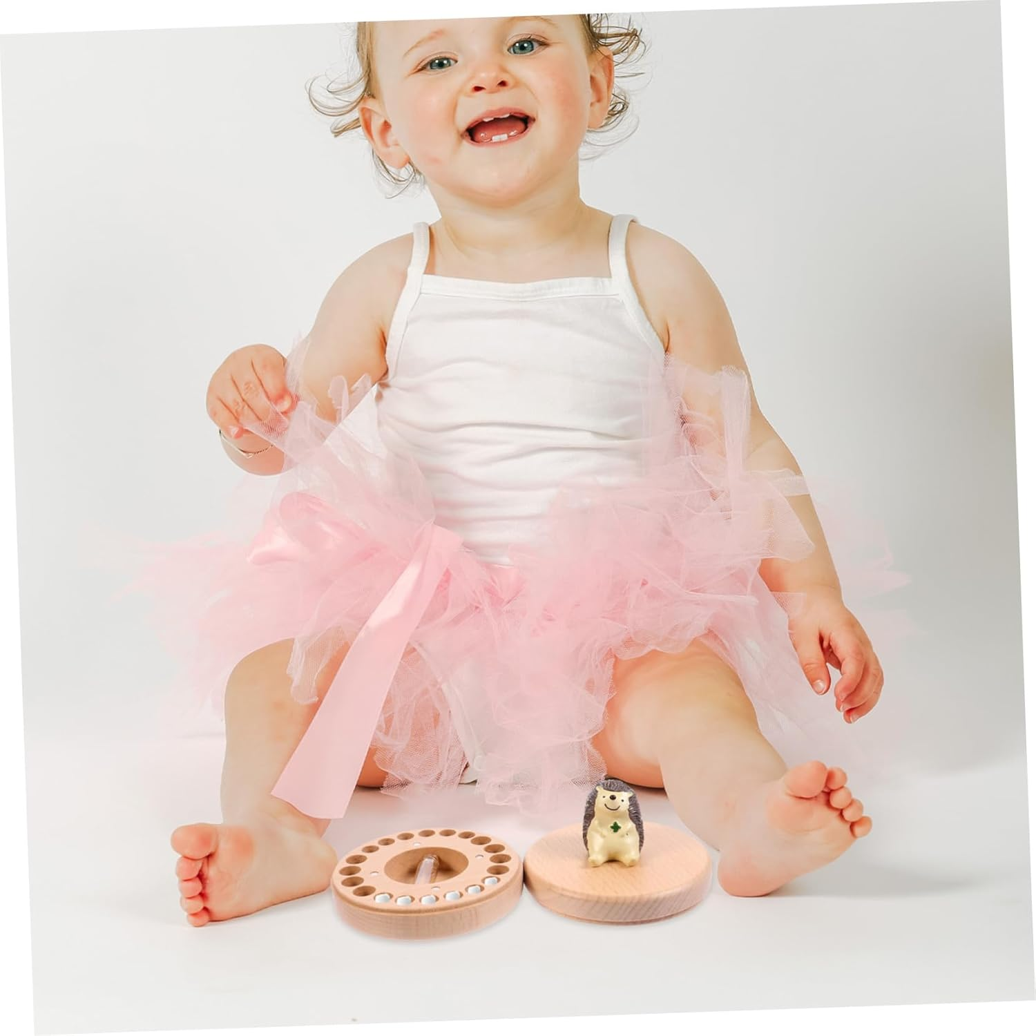 Yardwe Teeth Keepsake Box Tooth Holder Deciduous Girl'S Storage Organizer for Christmas Birthday image number 6