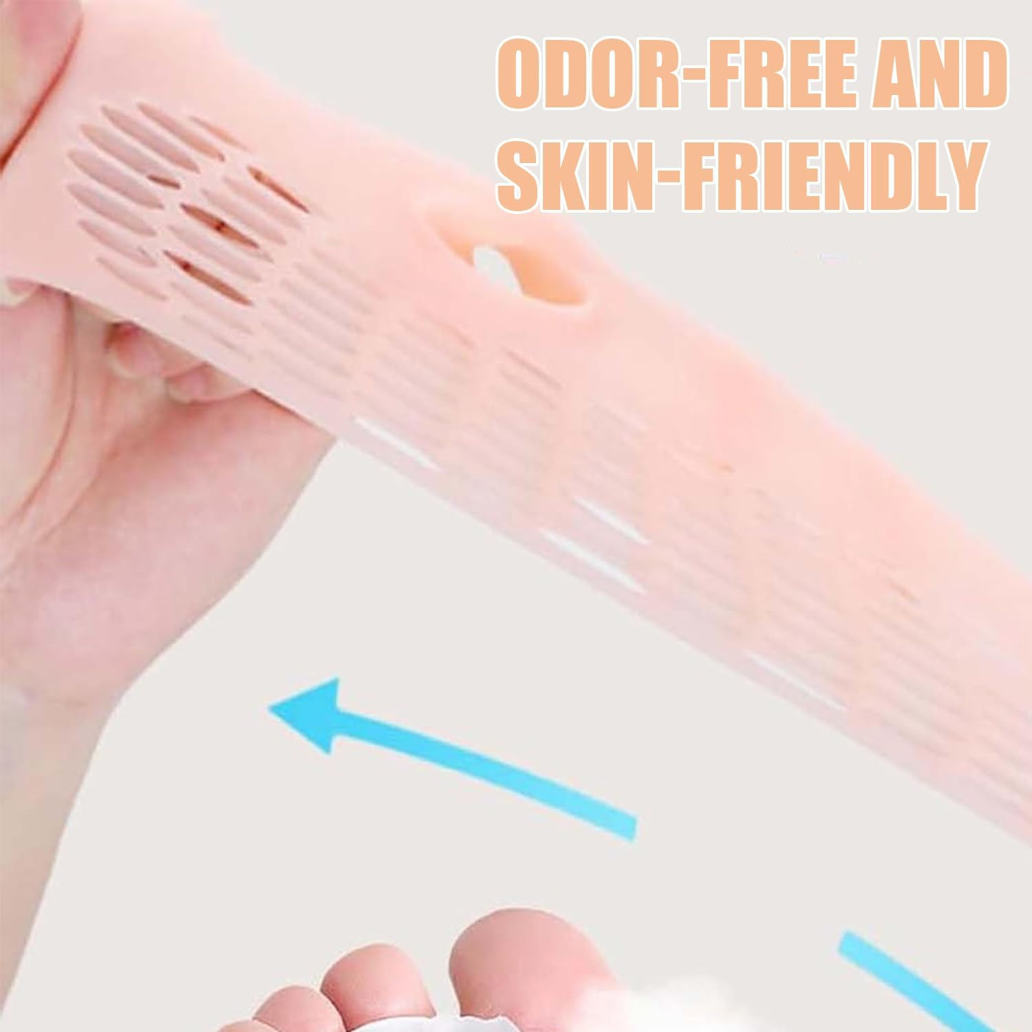 Silicone Toe Separators for Women & Men, 4 Packs Toe Separators Bunion Corrector Cushion, Breathable Soft and Comfortable Gel Foot Cushions, Multiple Colors (4 Pairs)