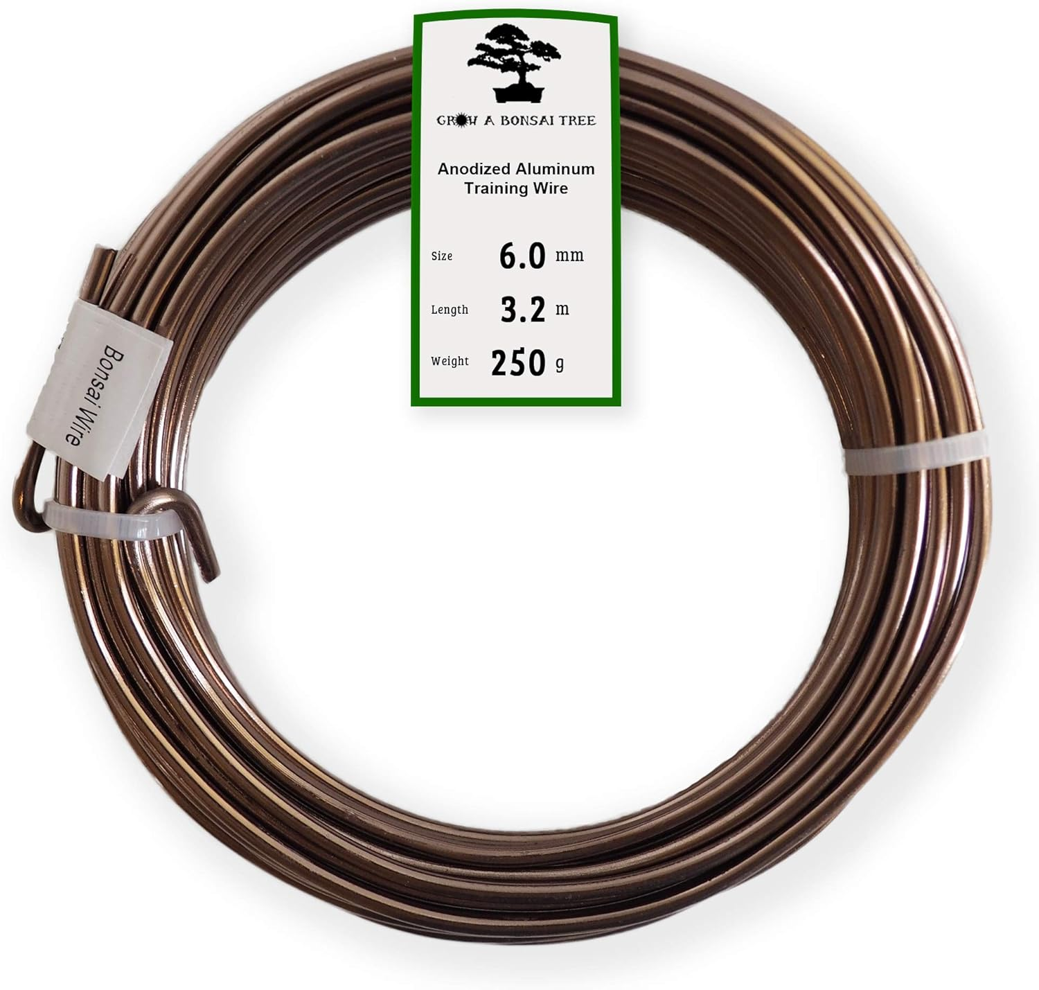 Anodized Aluminium 1.0Mm Bonsai Training Wire 250G Large Roll (375 Feet) - Choose Your Size and Color (1.0Mm, Black)