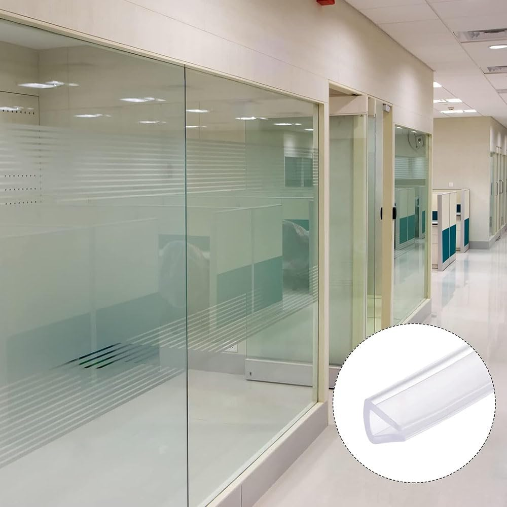 Transparent Trim Seal,Pvc U Shaped Edge Protector Channel for 3-5Mm Thick Furniture, Doors and Vehicles Clear Flexible Sealant Guard against Scratches and Damage, Durable Waterproof DIY Trim Molding image number 4