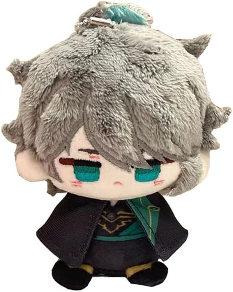 KILA MILA Anime Cute 10Cm Sitting Plush Dolls Toys Cosplay Bag Pendant Gift