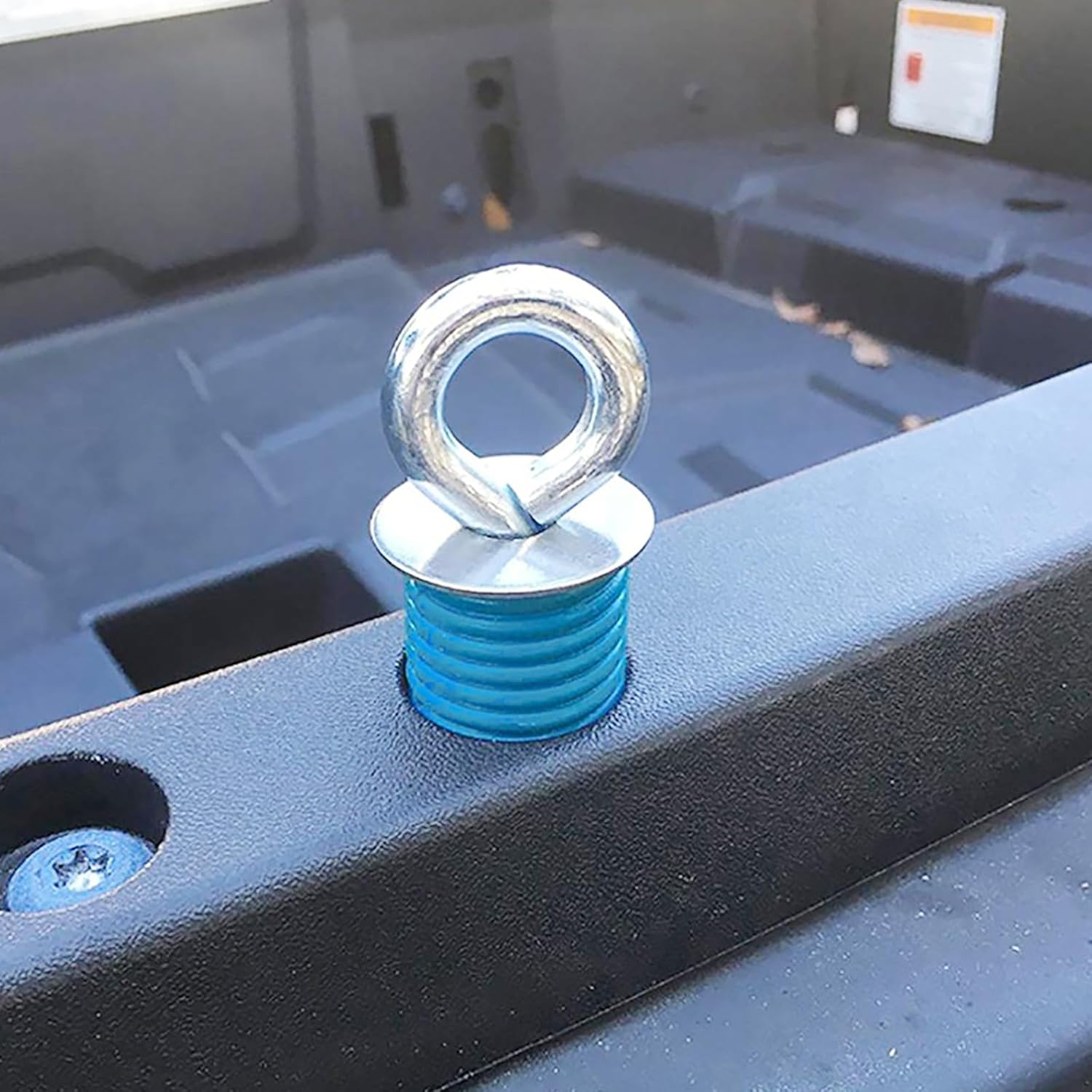 Windance ATV UTV Tie down Anchor, Stainless Steel Tie down Anchor Fit for Polaris RZR Sportsman 90 110 300 350 335 400 500 550 570 700 800 850, Sturdy Lock and Ride Bed Anchor image number 5