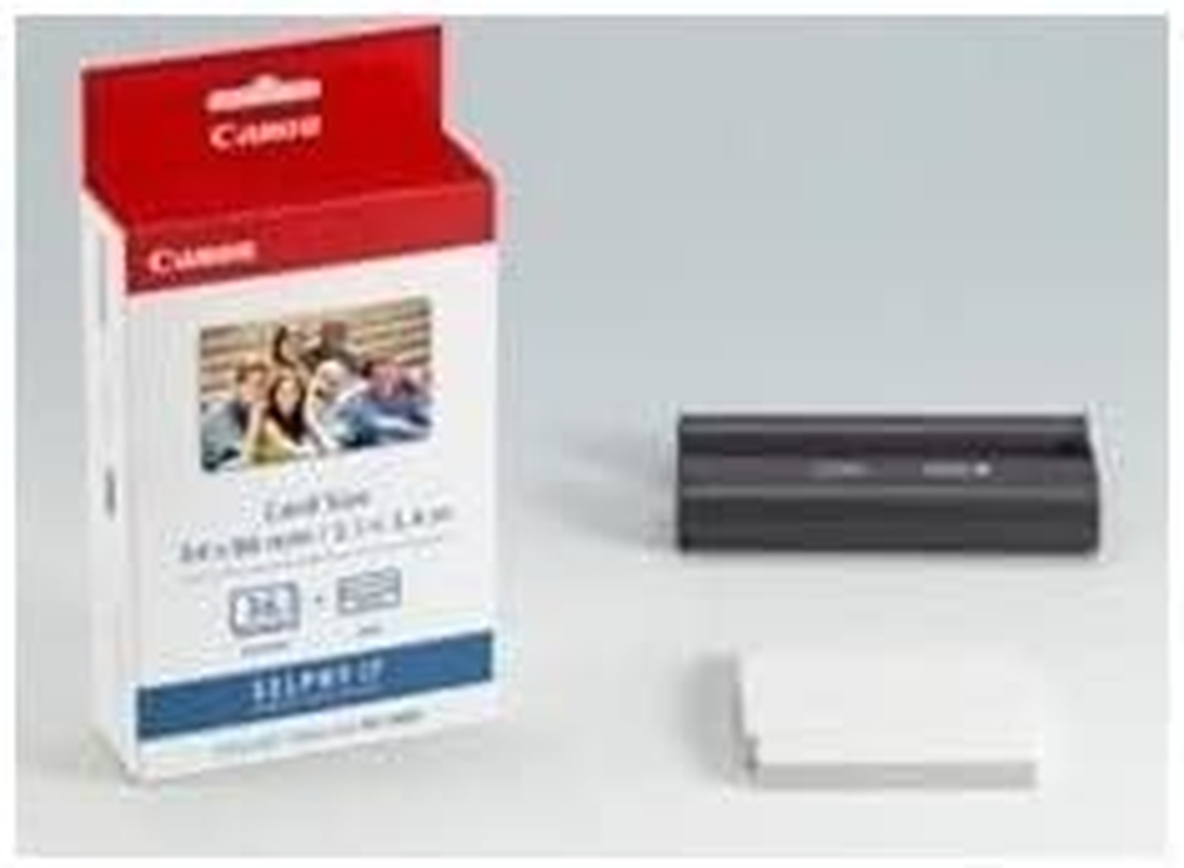 Canon KC36IP Ink/Paper Pack, Credit Card Size 3.4 X 2.1In (86X54Mm) Compatible with Selphy CP1500/CP910/CP820/CP1000/CP1200/CP1300 image number 1