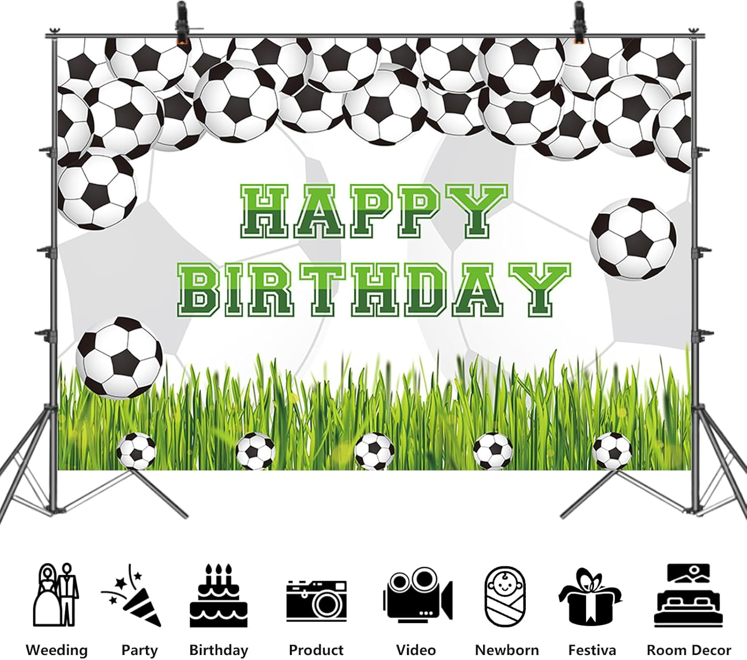 APROPHIC Football Birthday Party Background Football Birthday Banner Football Game Football Theme Boy Photography Background Birthday Party Gifts Photo Booth Props 7 X 5 Feet