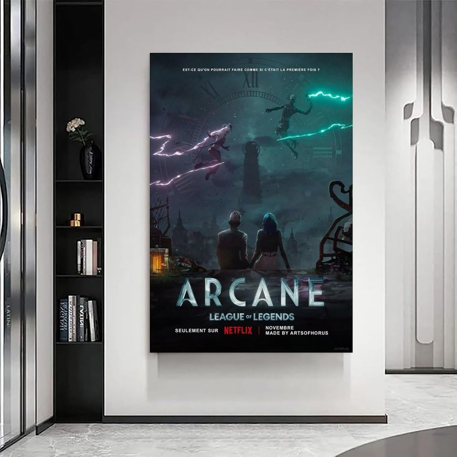 Anime Arcane Poster Poster Canvas Painting Wall Art Picture Home Decor Print for Bedroom Living Room Dorm Study Bar Office 20X30Inch(50X75Cm)