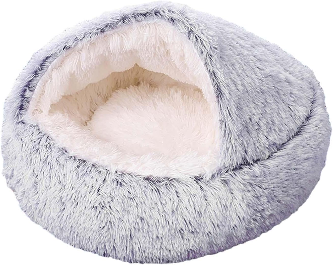 Weilaikeqi Winter Warm Cats Beds, Pet Animal House, Comfortable, Pet Supplies, 40Cm Gray - 40Cm Light Coffee image number 5