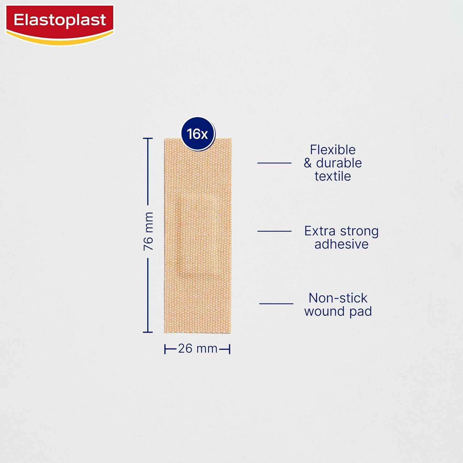 Elastoplast Extra Tough Waterproof Plaster 6Cm X 80Cm image number 4