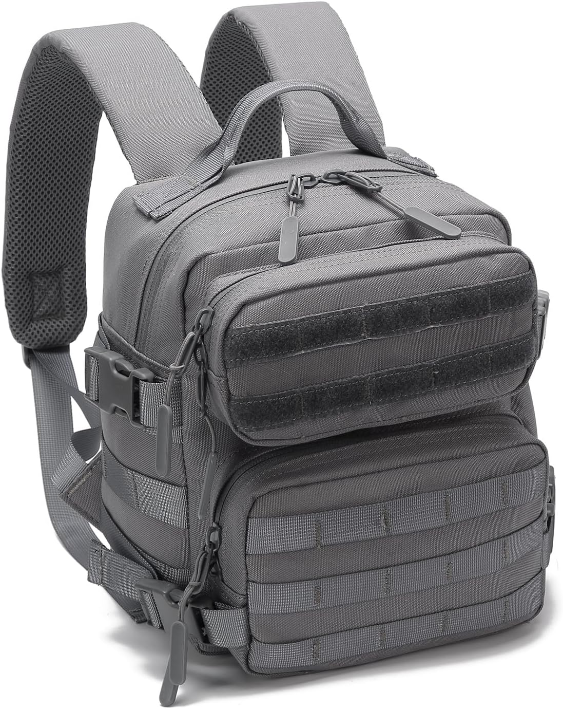 9L Mini Backpack for Men and Women, Small Backpack for Gym Hiking Travel Sports Running - A01-Black image number 6