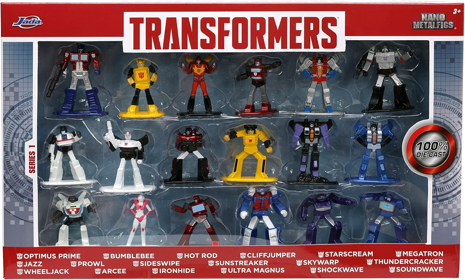 Jada Toys Transformers Wave 2 Nano Figures, 1.65 Inch Size image number 4