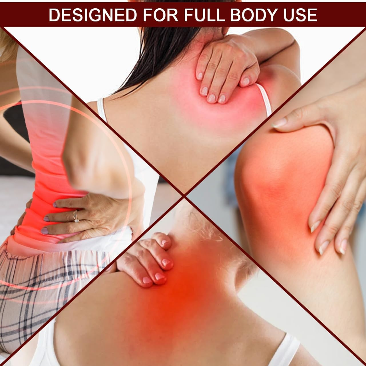 Red Light Device with Base, 630/660/810/830/850Nm 5 Wavelengths Red Light Panel with 60 Leds of 5W and Timer, Built-In Fan to Help Cool Down, for Full Body Skin Muscle Sleeping image number 5