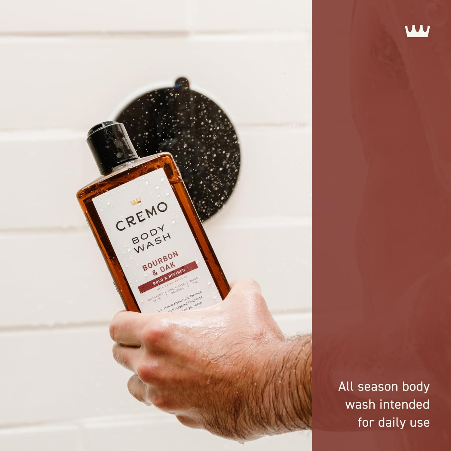 CREMO INT BODY WASH BBN&OAK 473Ml 4/3 image number 3
