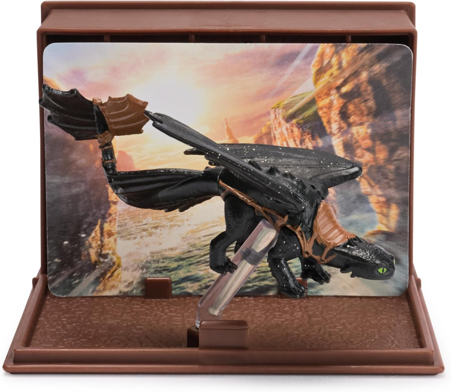 Dreamworks Dragons, How to Train Your Dragon, World of Berk: Book of Dragons, Collectible Dragon & Card with Display Stand for Ages 4 and up (Styles May Vary)