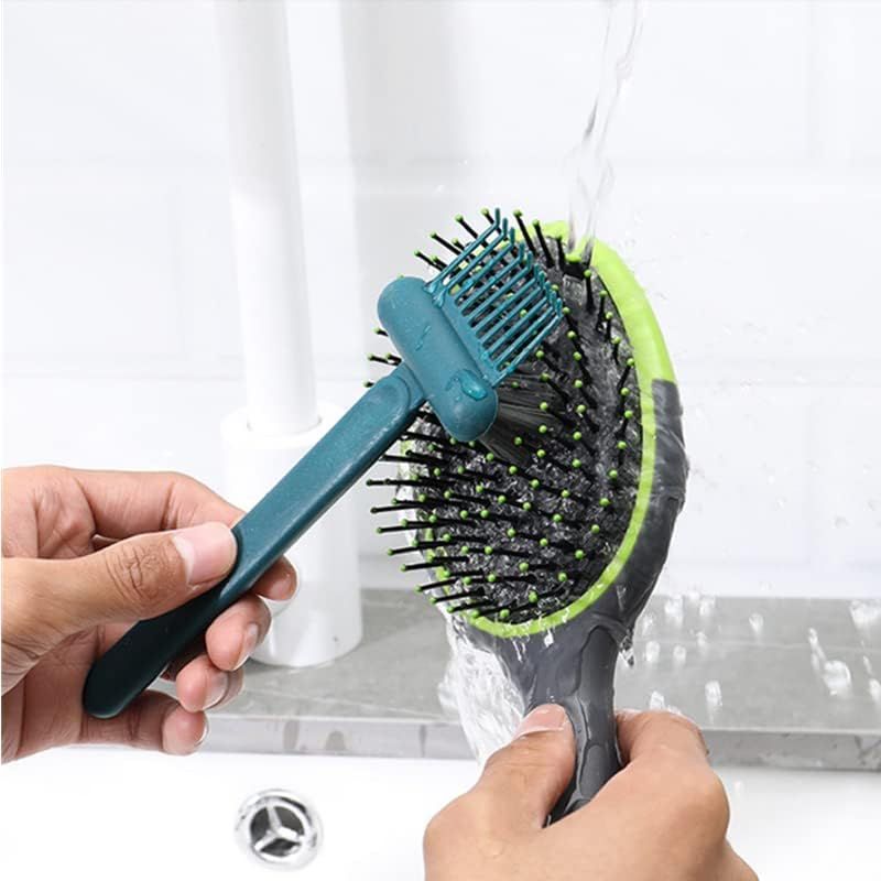 IKAAR 2Pcs Hair Brush Cleaner Hair Brush Cleaning Tool 2 in 1 Quick Hair, Dust & Lint Remover Tool for Home and Salon Use image number 4