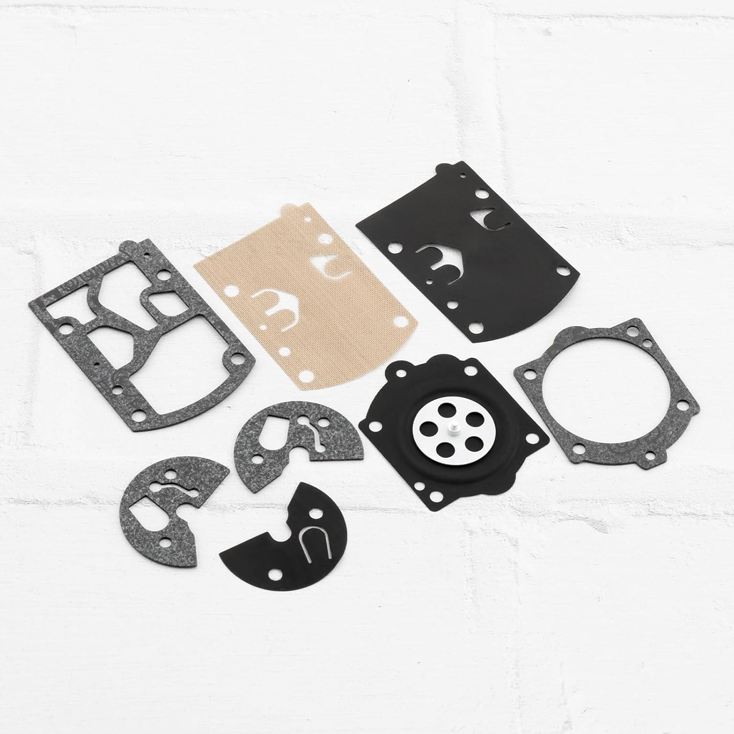 YINETTECH 1 Set Lawn Mower Carb Rebuild Kit Compatible with Walbro WB37 K10-WB WB-2 WB-3 WB-5 WB-26 Compatible with Paramotor Compatible with Husqvarna image number 3