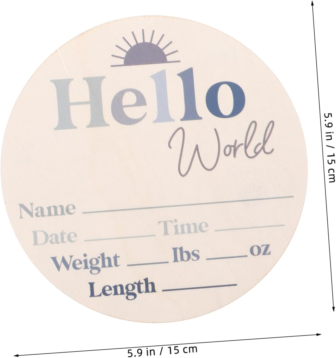 Growth Milestone Discs Floral Design Monthly Announcement Cards for Newborn Photography Nursery Decor Elegant Keepsake for Celebrating Growth image number 6