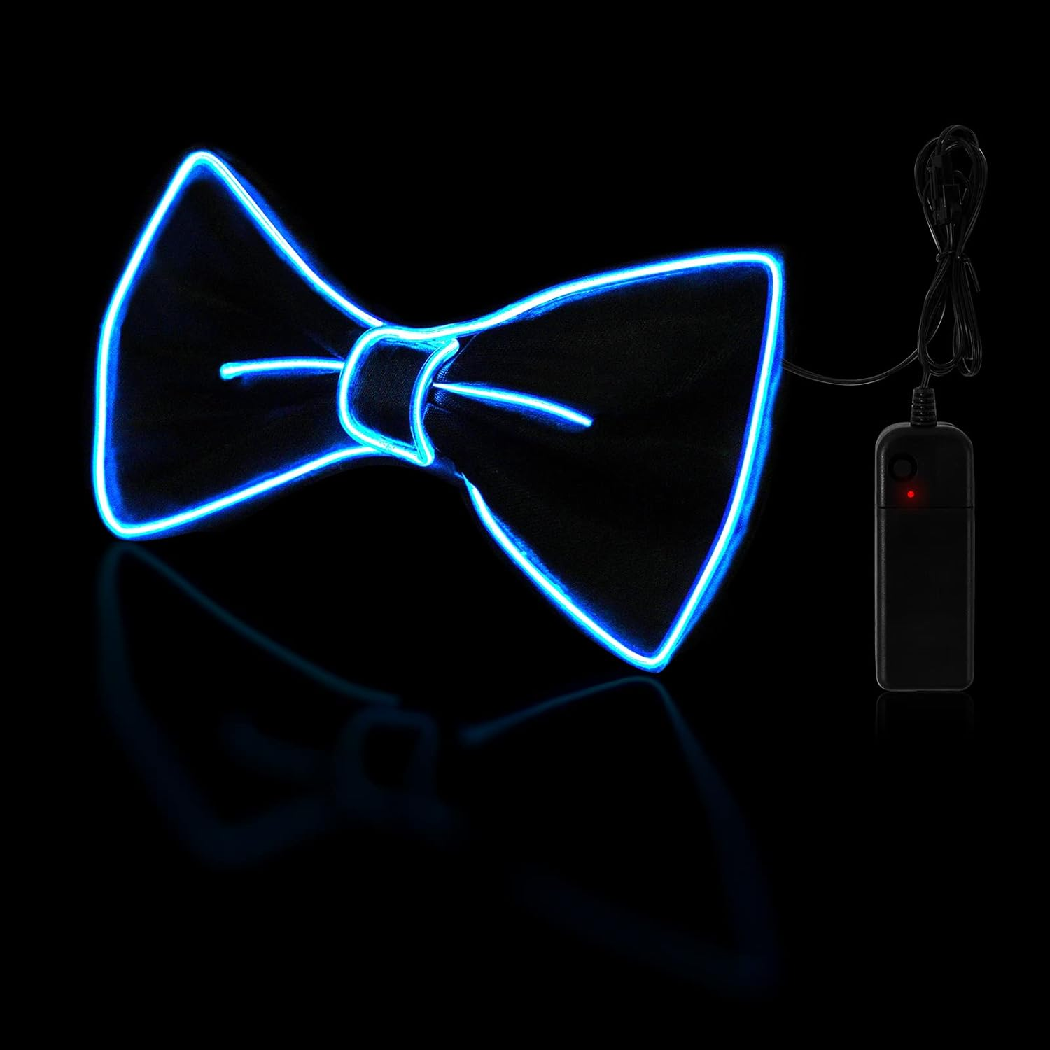 Ainiv Wireless Light up Glasses 3 Modes LED Luminous Glasses Glow in the Dark for Parties, DJ, EDM, Halloween, Christmas