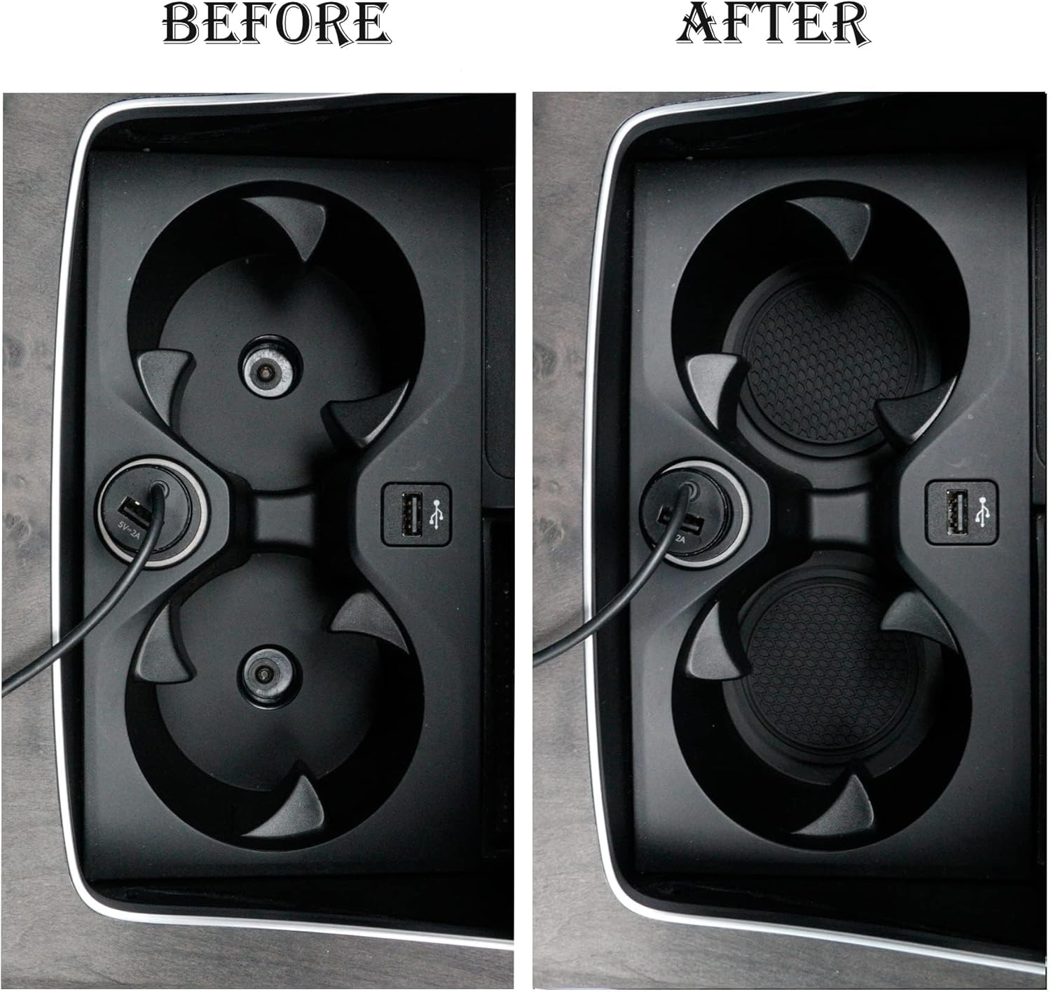 4-Pack Car Cup Holder Coasters, Car Accessories Interior