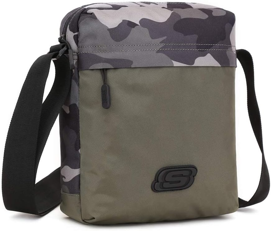 Skechers Waterproof Messenger Bag Casual Crossbody Bag Purse Casual Sling Pack for Work Outdoor Shoulder Bag Wallet Bag for Men & Women & Student Suitable for Hiking, Cycling and Outdoor Play image number 2