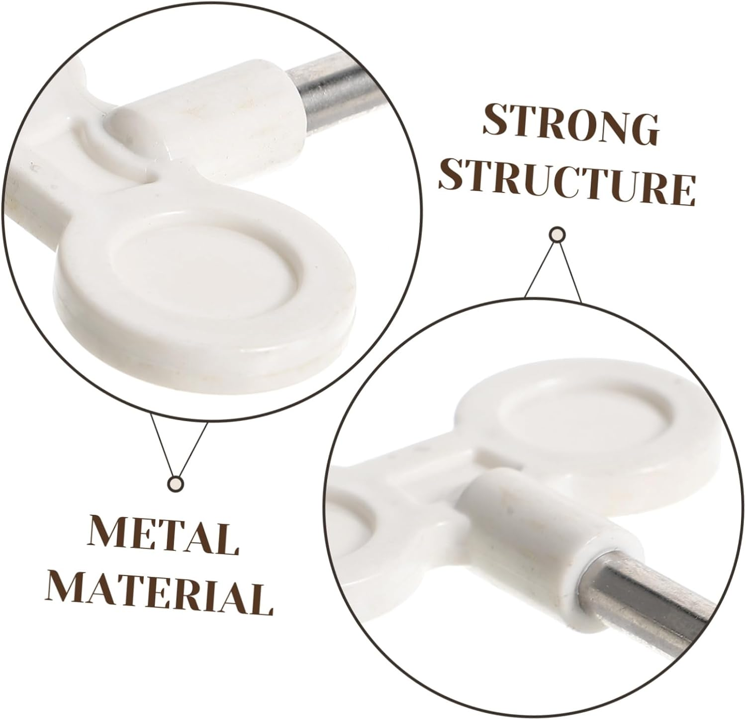 Ibasenice Diy Music Box Parts Music Box Key Replacement Winding Keys for Music Box Handle image number 3