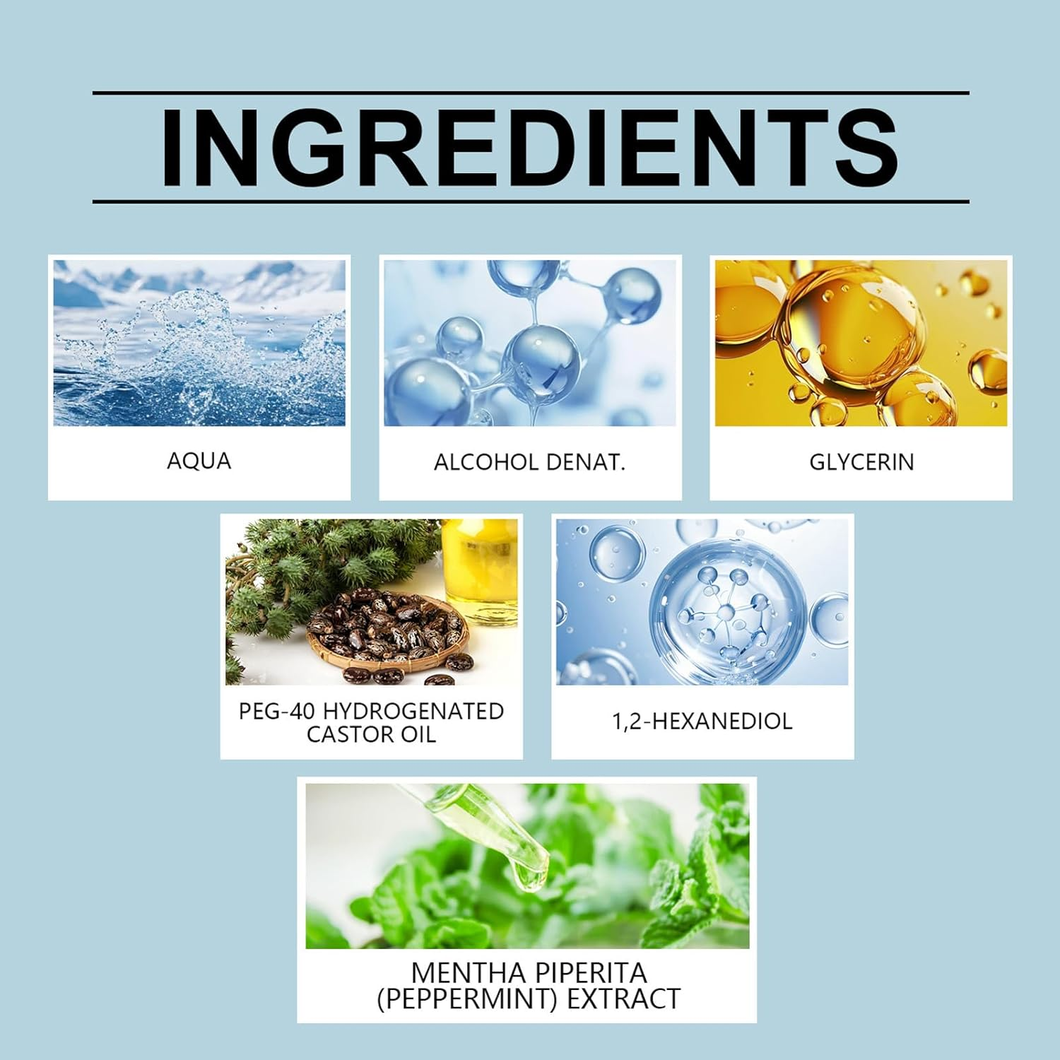 Cool Spray | Cooling Face Spray 50Ml | Moisturizing UV Protection Liquid Ice Mist for Hot Weather Sports Travel Golf Hiking Camping Beach Commute Daily Outdoor image number 6