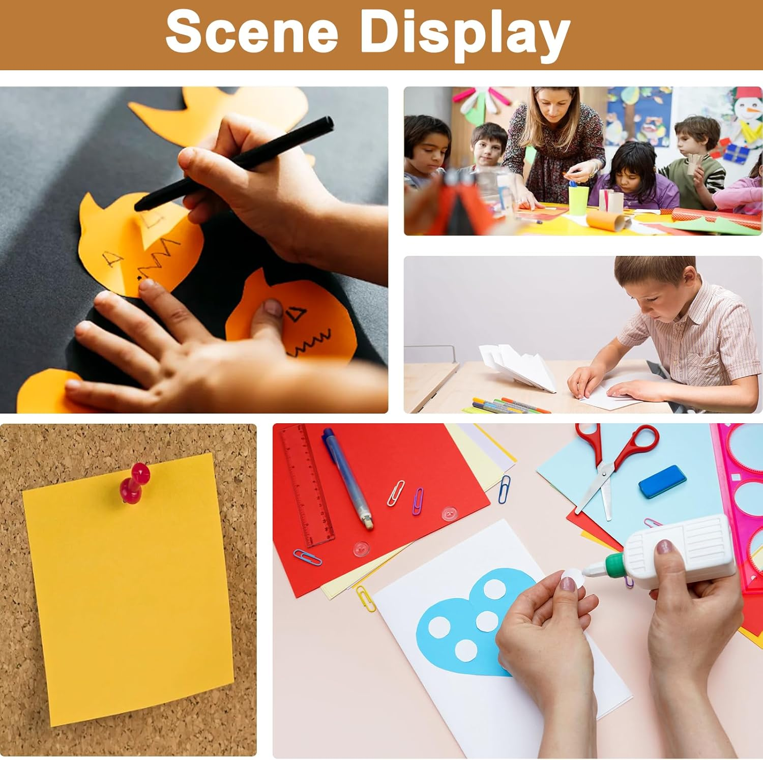 100 Sheets Yellow Cardstock 8.5 X 11 Scrapbooking Paper, 200Gsm/75Lb Heavyweight Printer Paper Card Stock for DIY Card Making, School, Wedding Invitations, Party Decoration, Certificates image number 7