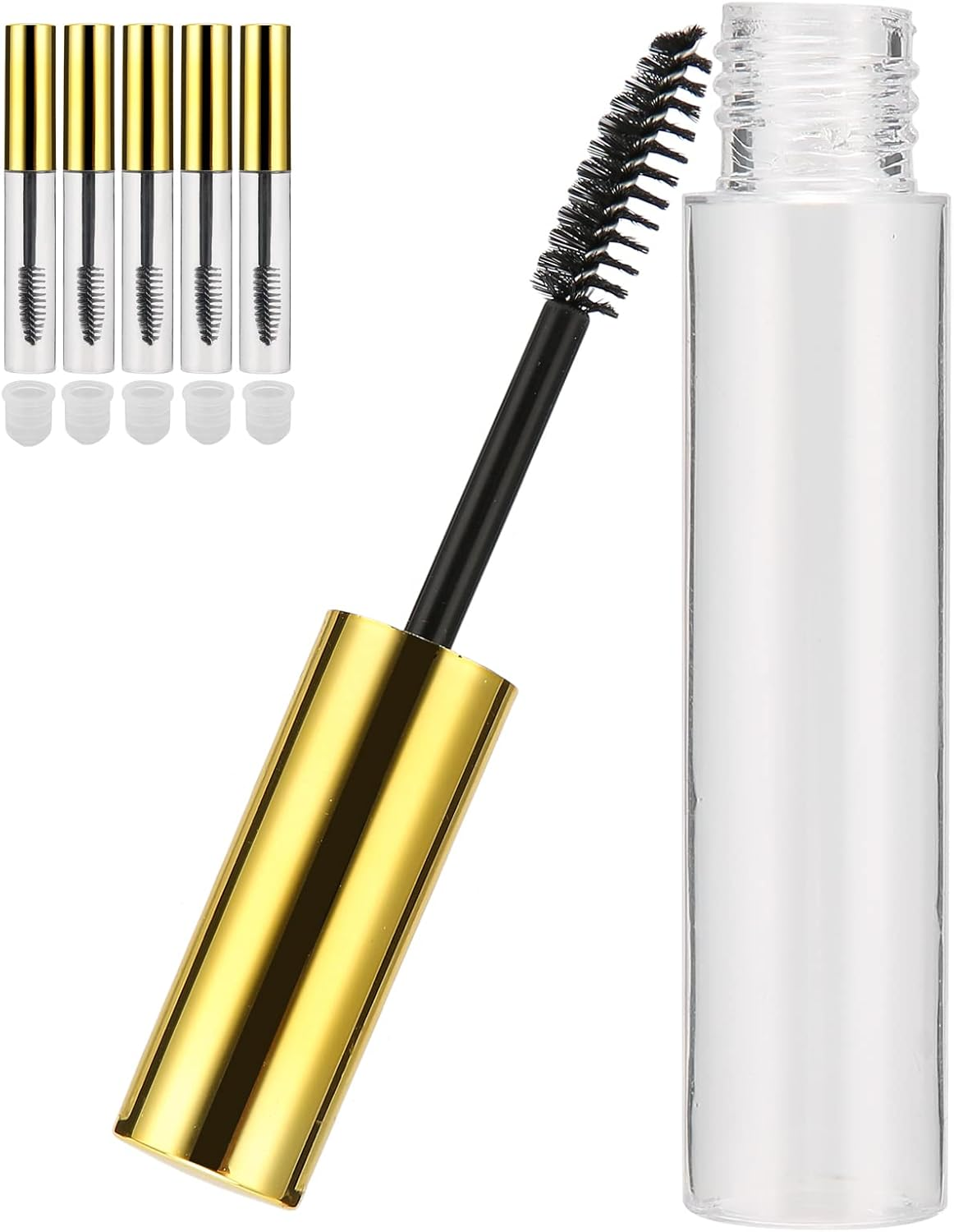 Mascara Wand, Eyelash Cream Container Bottle Empty Mascara Tube Empty Mascara Tubes Mascara Tubes DIY Mascara Container for Makeup image number 4