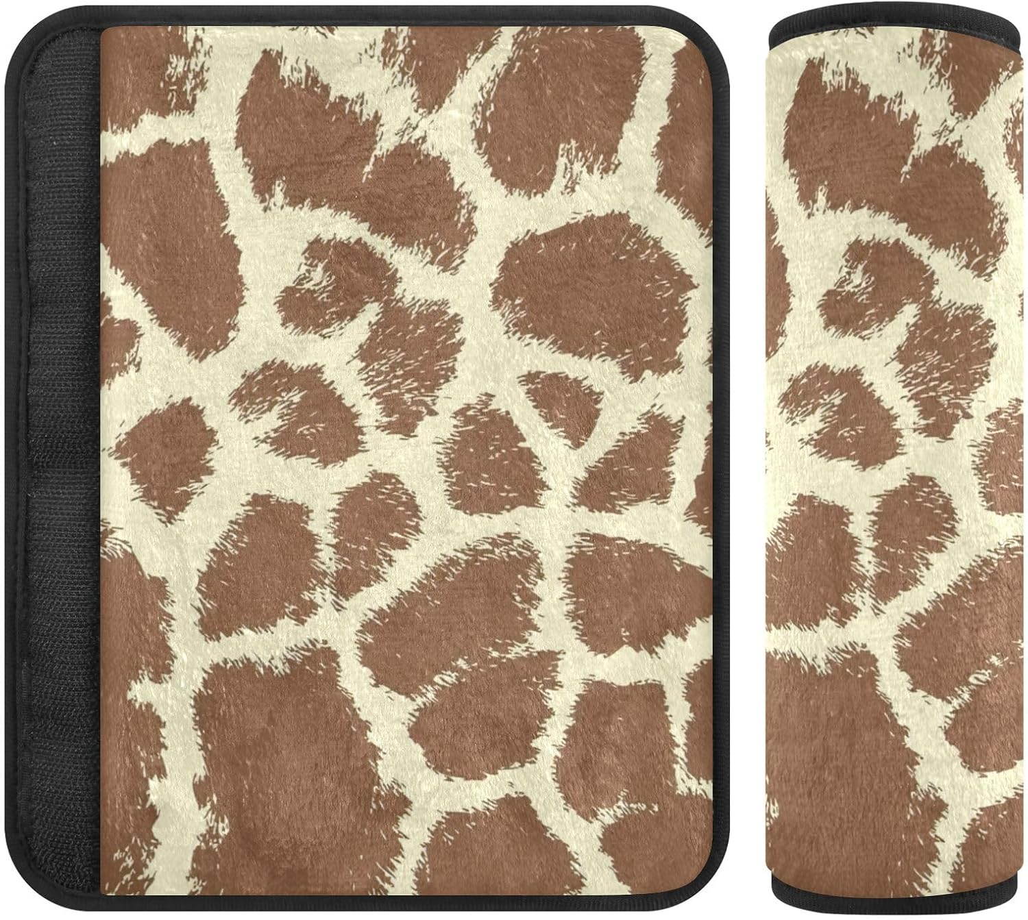 Rainbow Stars Glitter Seat Belt Covers in Soft Polyester Flannel, Adjustable Car Seat Belt Cover, Kids Seatbelt Cushion