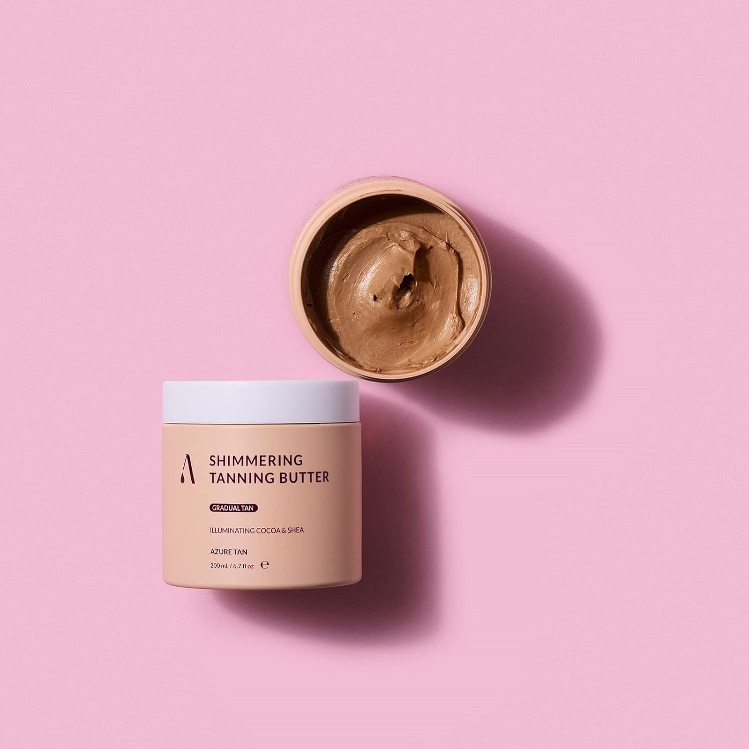 Azure Tan Shimmering Tanning Butter 200Ml image number 1