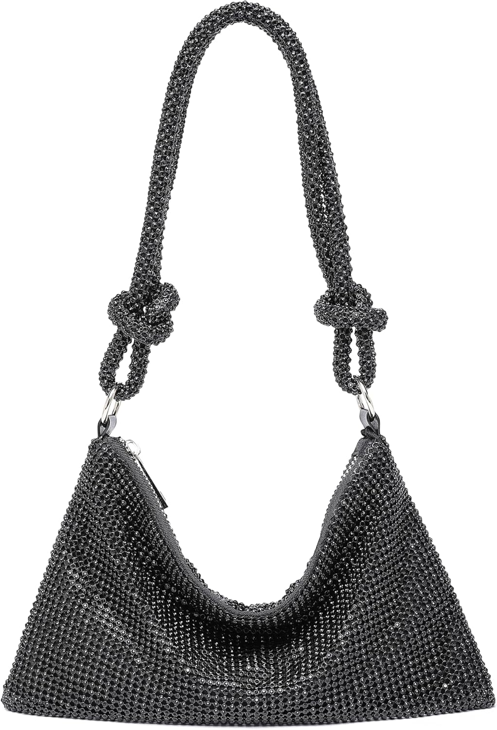 YUWITA Rhinestone Purse for Women Evening Bag Glitter Sparkly Mini Handbags