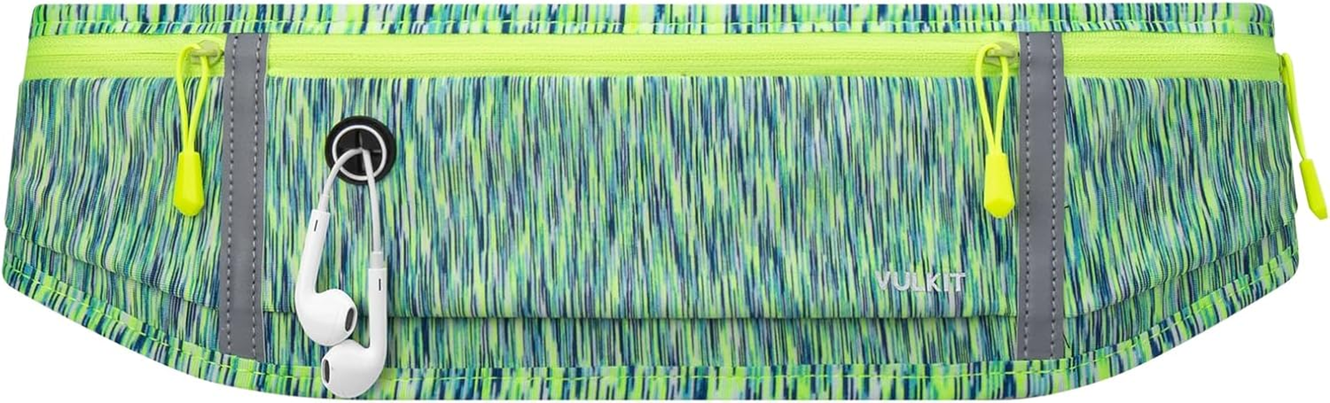 VULKIT Slim Running Belt for Women & Men, Cell Phone Holder for Running, Workout Fanny Pack, Running Bag, Money Belt, Runners Essentials Gear Accessories, Fits All Phones, Running Pouch for Men, Black