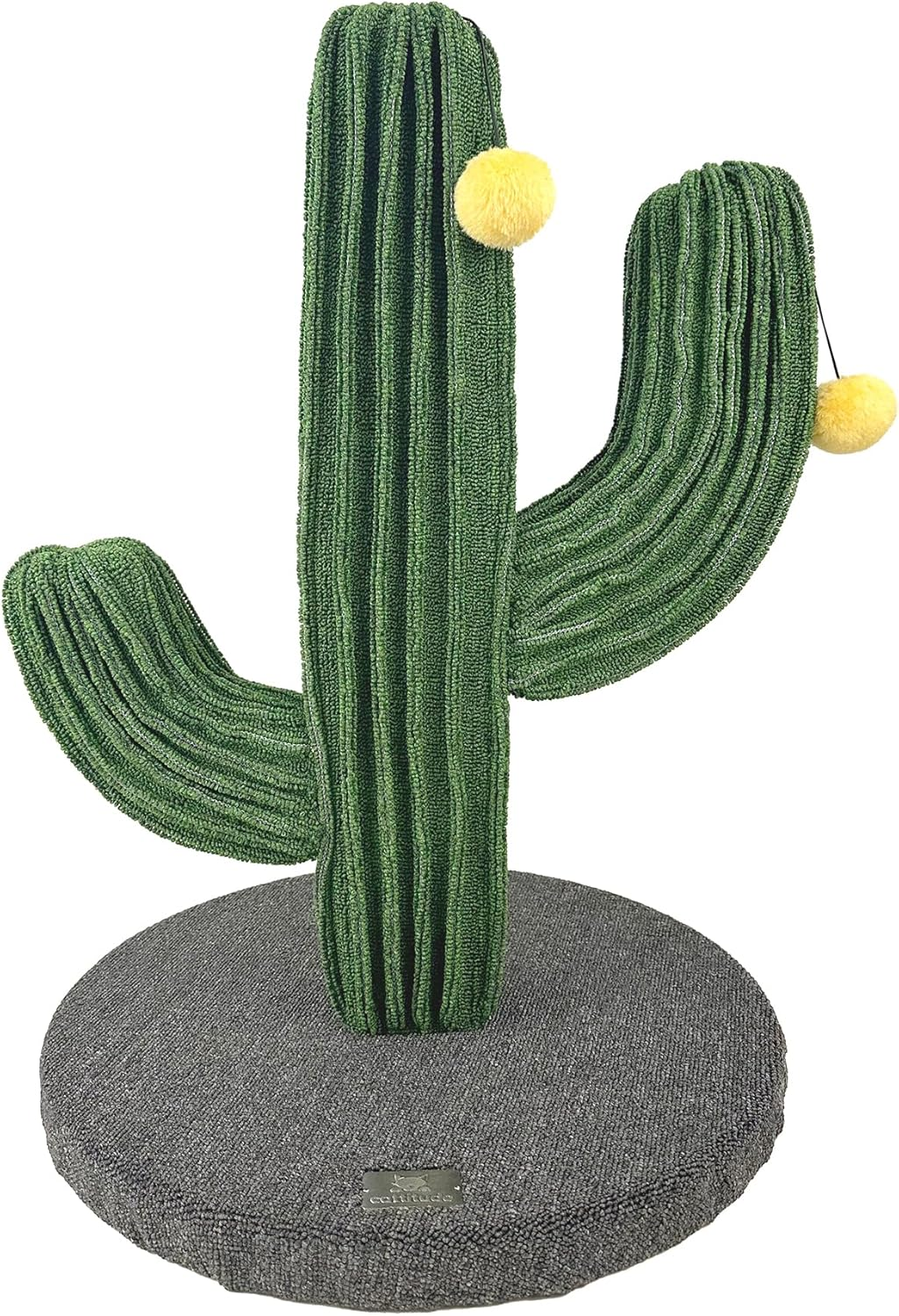 Cattitude Cat Scratch Post Saguaro Cactus - Cat Tower, Indoor Cats, Cat House, Cat Scratcher, Green, 68Cm Height