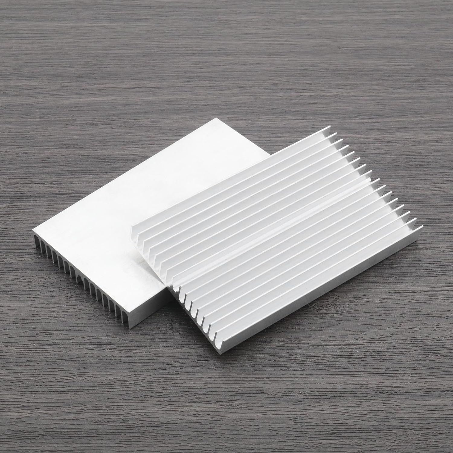 LT Easiyl Pack of 2 100Mm X 60Mm X 10Mm Aluminum Heat Sink Radiator Heatsink Cooler Fin for Computer Power IC Power Electric Device image number 2