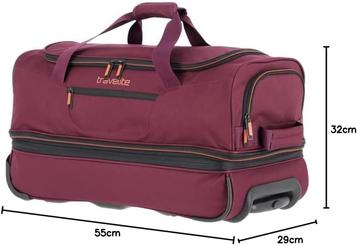 Travelite Basics Travel Bag with Wheels, 55 Cm image number 5