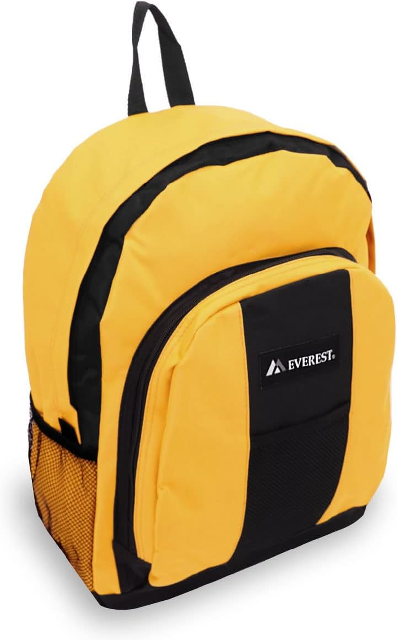 Everest Backpack with Front and Side Pockets - Orange image number 5